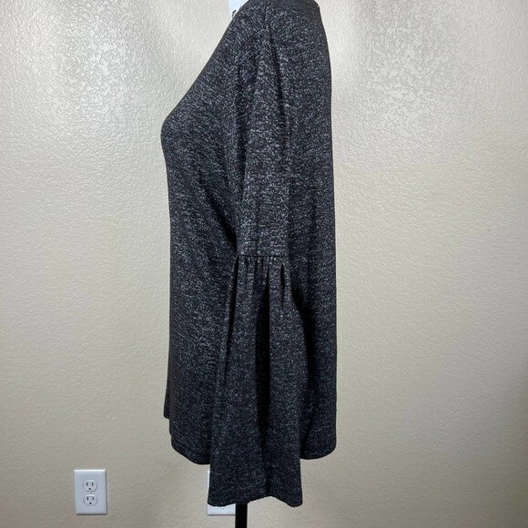 Workshop Republic Clothing women top Dark Gray long sleeve relax fit size S - Picture 9 of 9